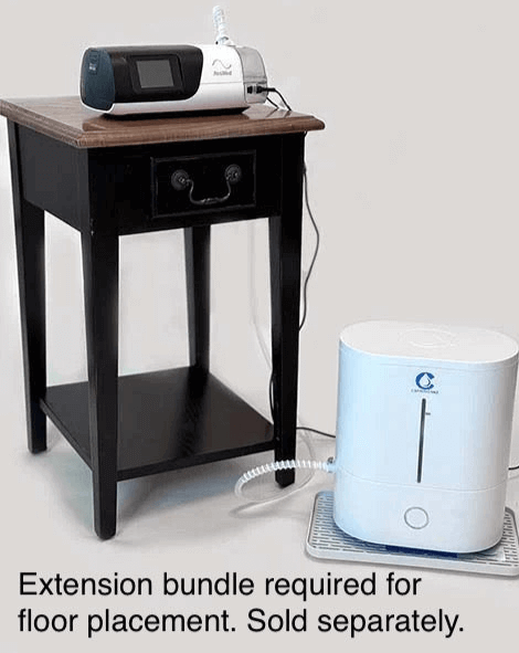 CSpring Mk2 Automatic CPAP Water Chamber System on white background, showcasing its sleek and user-friendly design